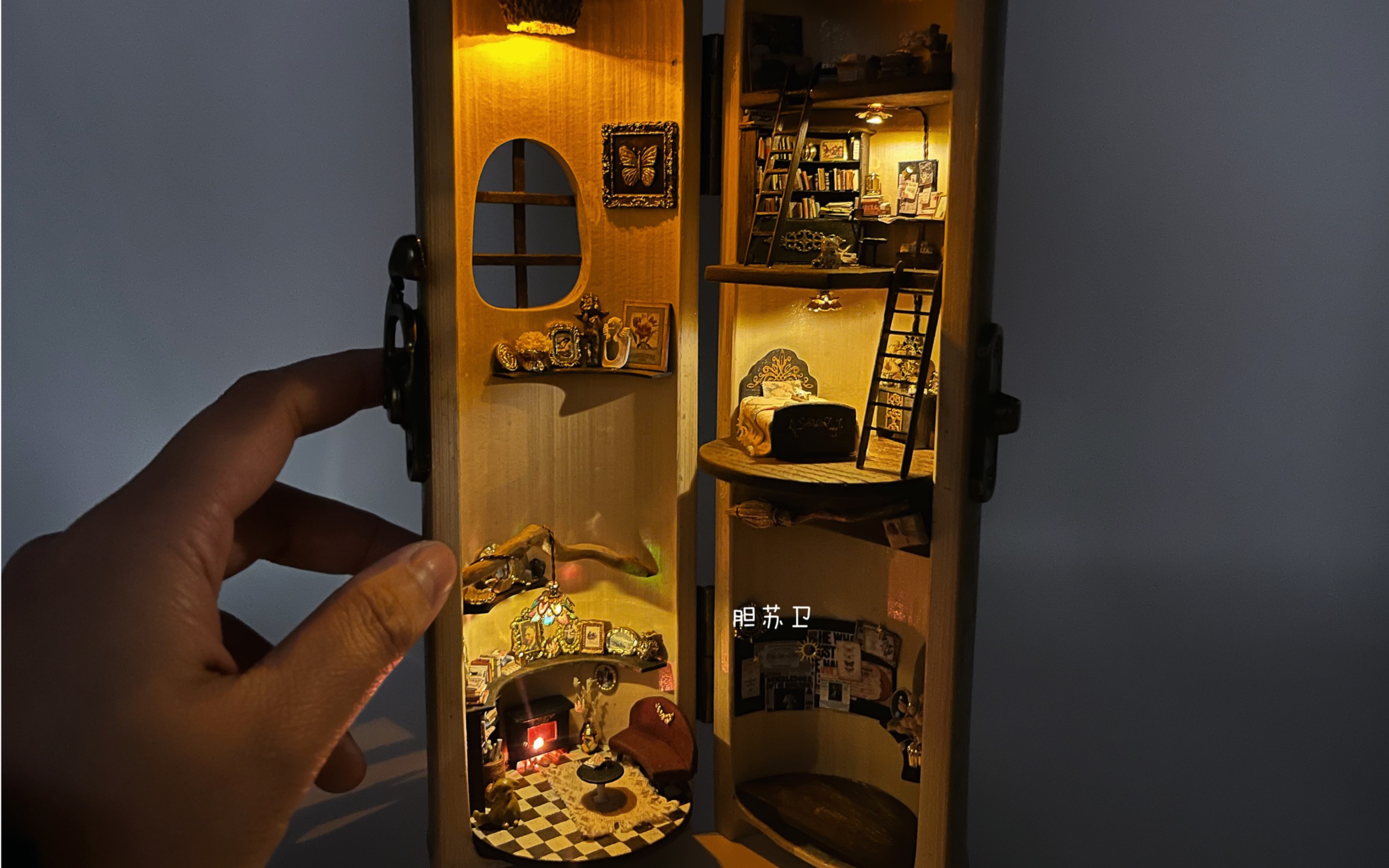 「微缩小屋」竹子里的豪华4层楼-田先生-默认收藏夹-哔哩哔哩视频