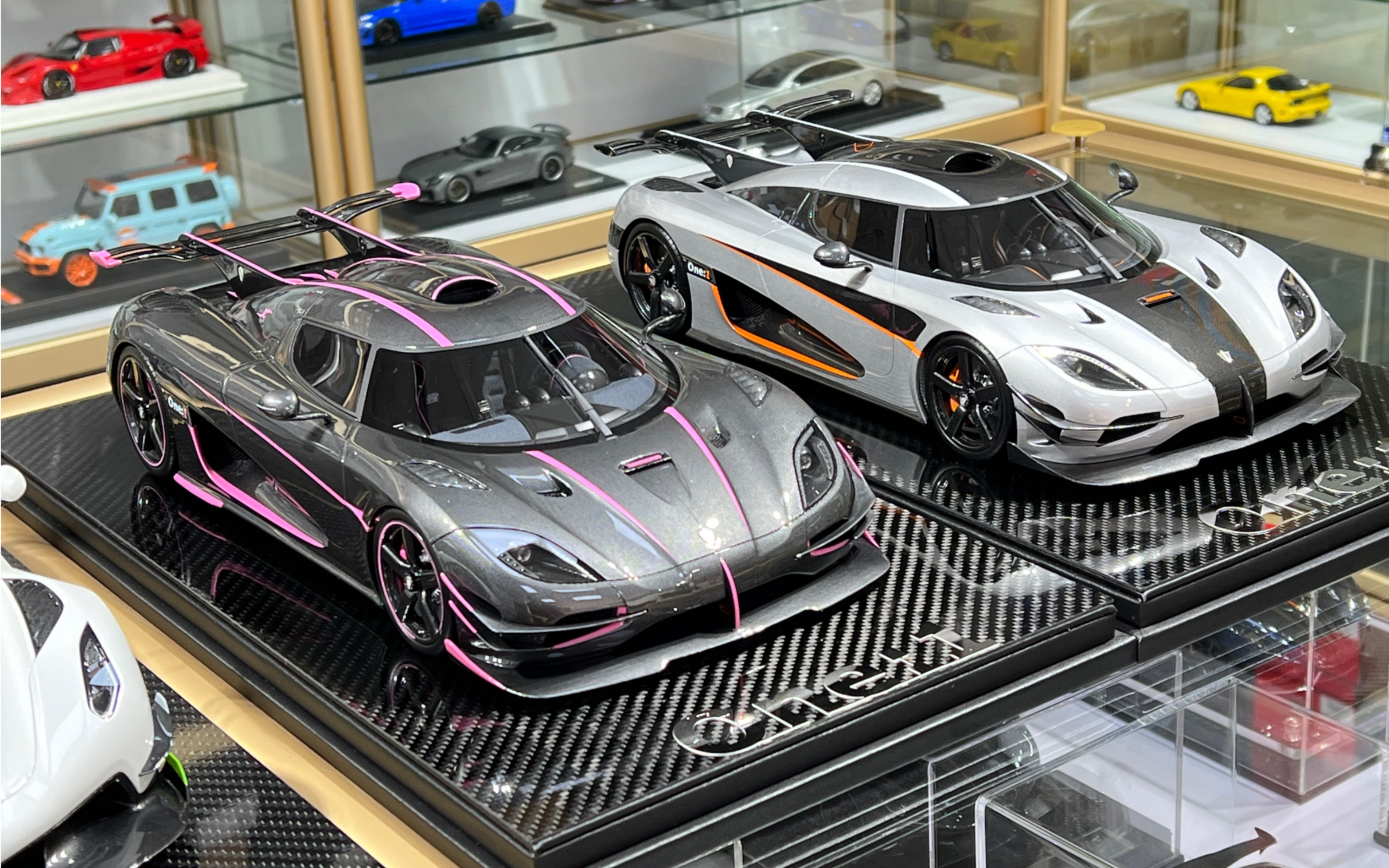 1:12 柯尼塞格koenigsegg one 1 jc碳粉树脂汽车模型