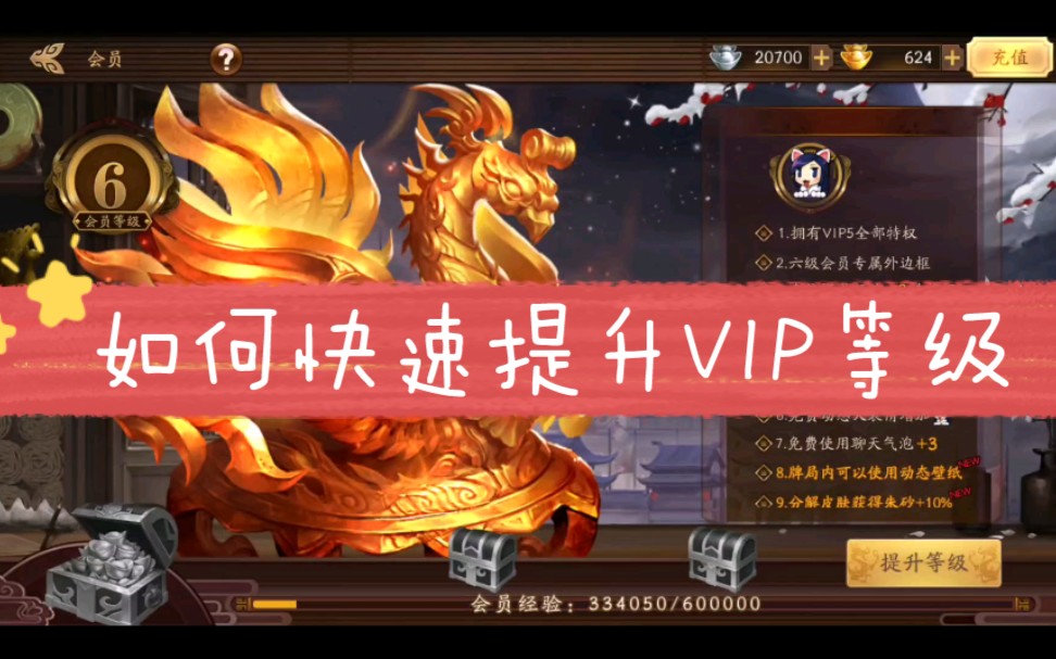 三国杀如何快速提升VIP等级!!哔哩哔哩bilibili