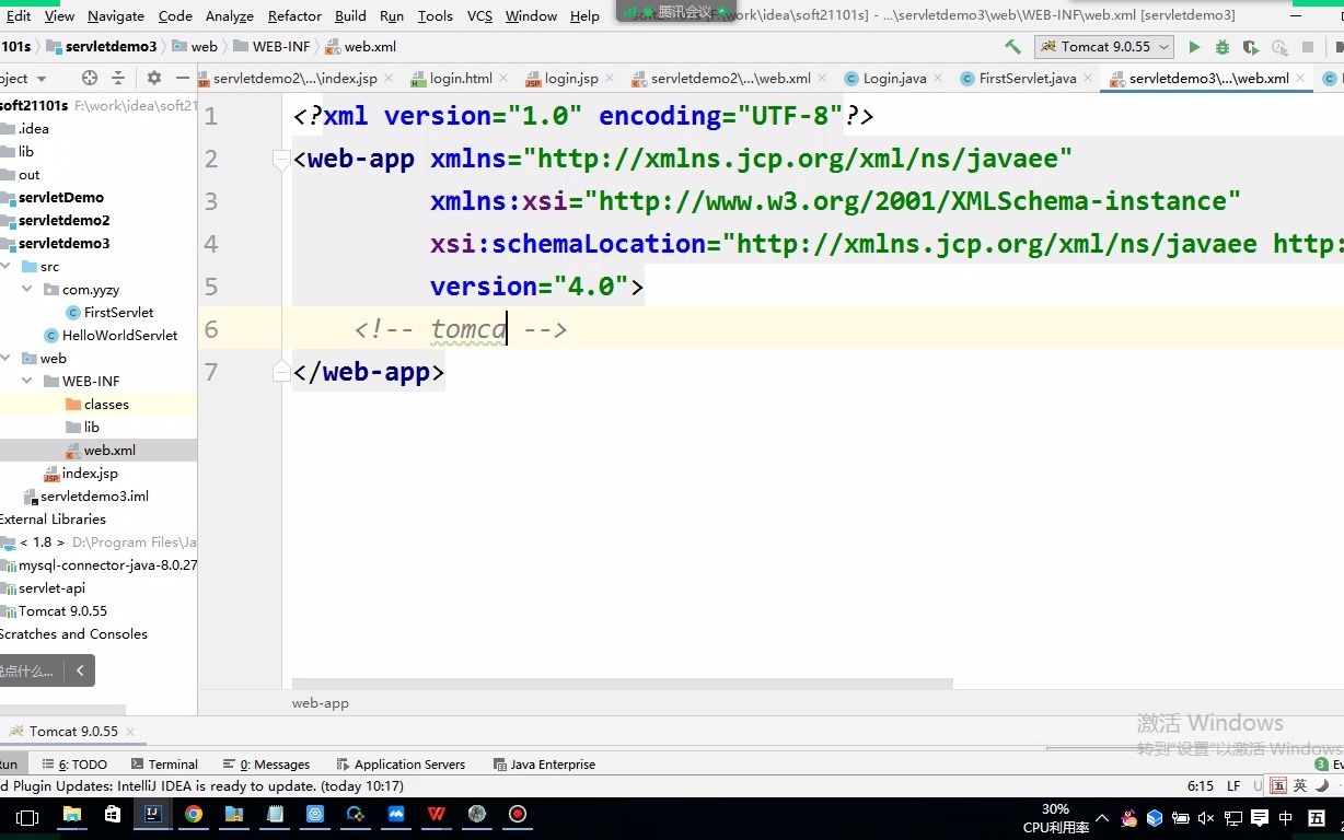 Javaweb——5.web.xml文件的配置