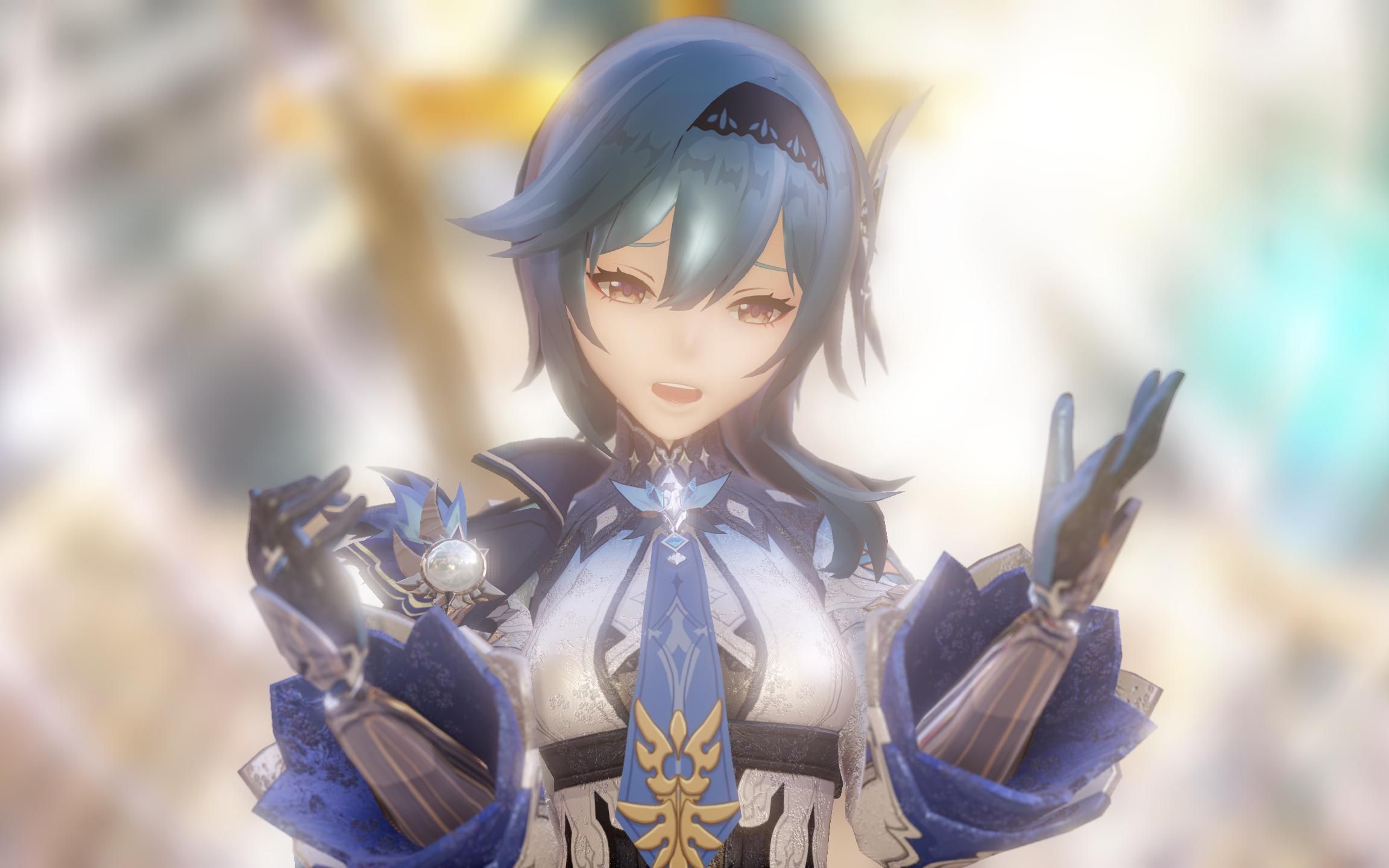 原神 mmd 6778 优菈 eula7868 70 sayonara 70 [4k 60