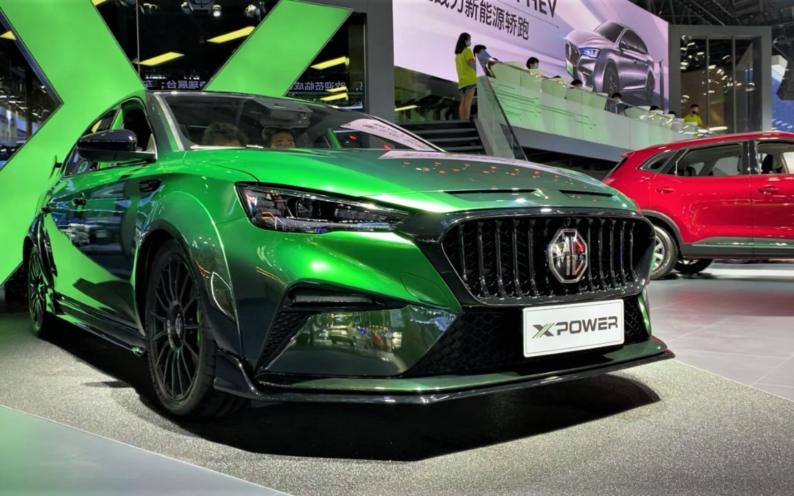 2021款名爵mg6 x-power惊艳亮相,看到外观内饰,给个不心动理由_哔哩