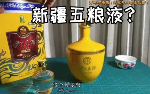 Download Video: 【新疆五粮液】黄色伊力王酒，二代黄王什么水平？