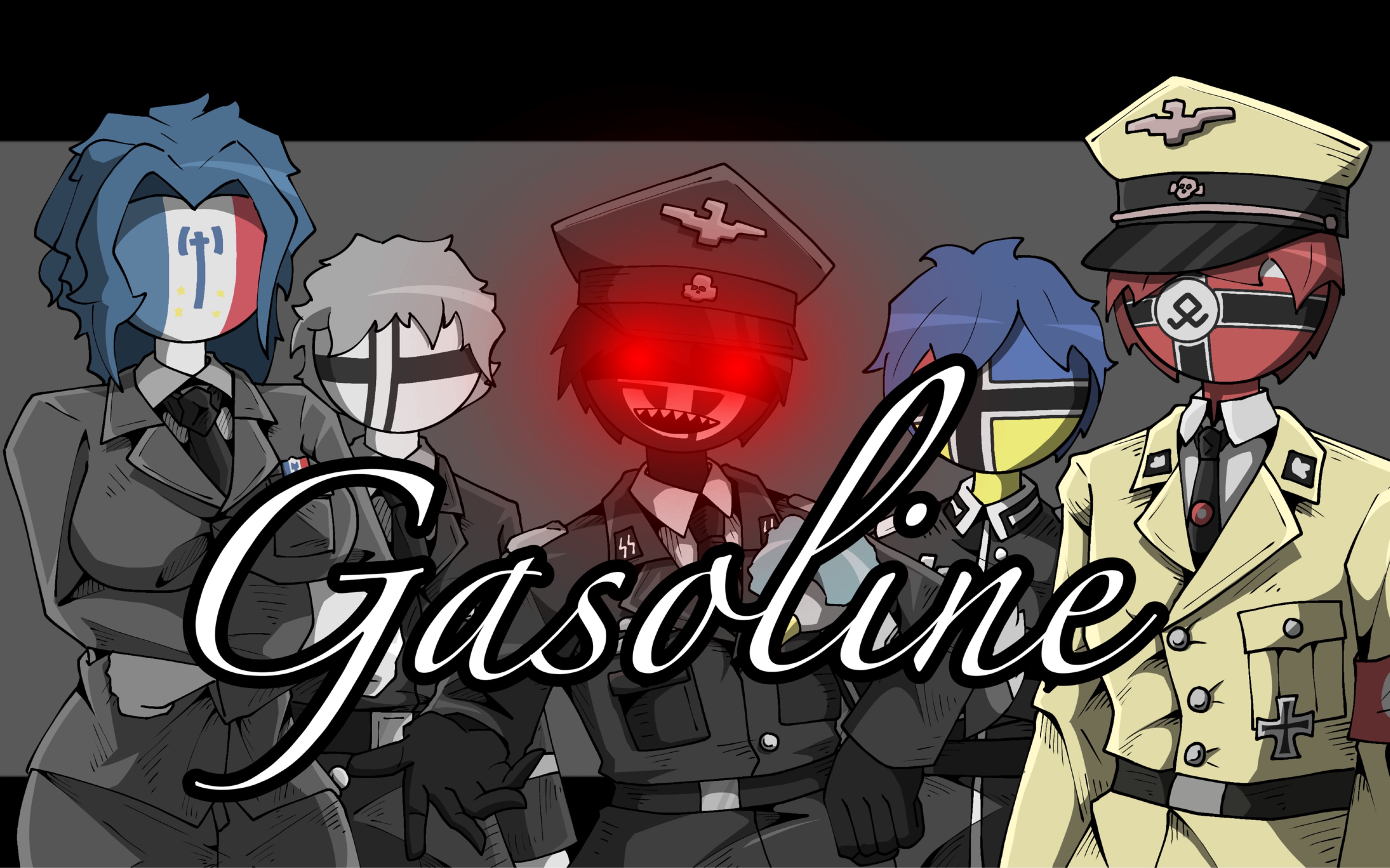 [图]Countryhumans X TNO gasoline 手书