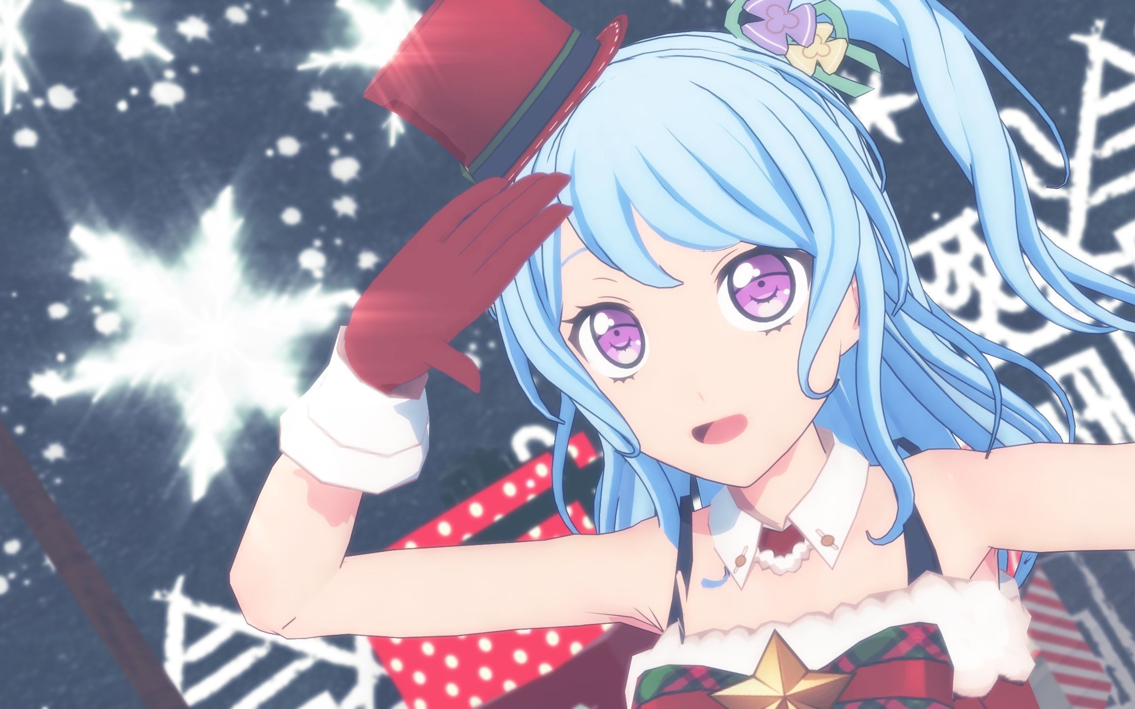 【mmd/bang dream】松原花音『喜欢!雪!