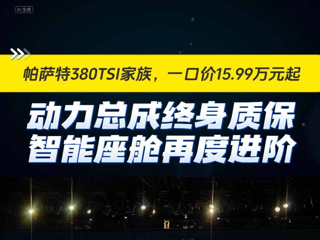 帕萨特380TSI家族一口价15.99万元起哔哩哔哩bilibili