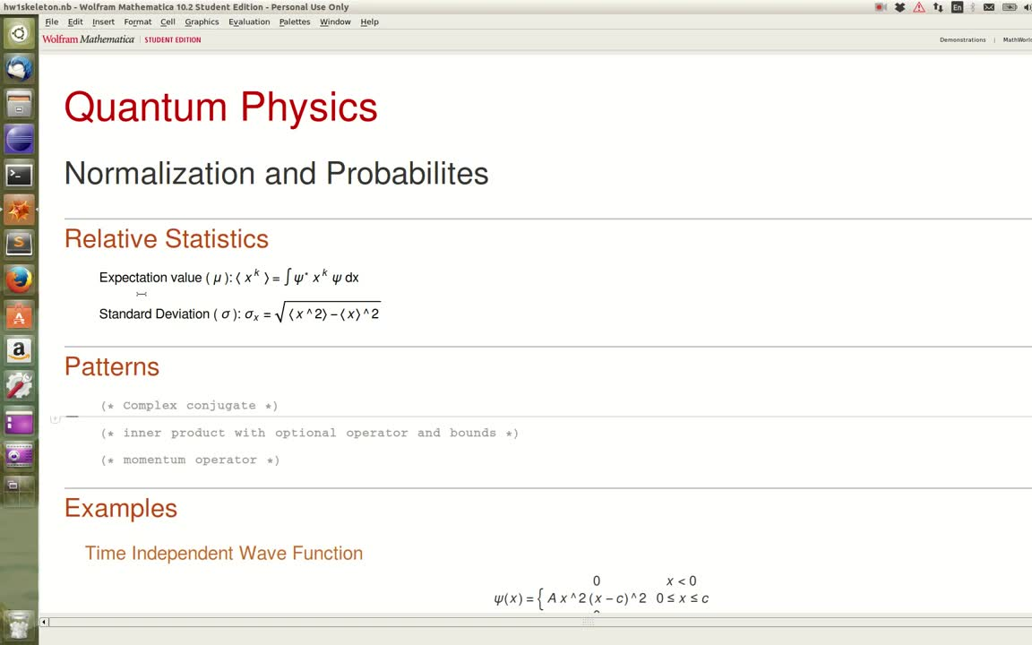 [图]用 Mathematica 学习 量子力学！ 手把手教学！超棒！