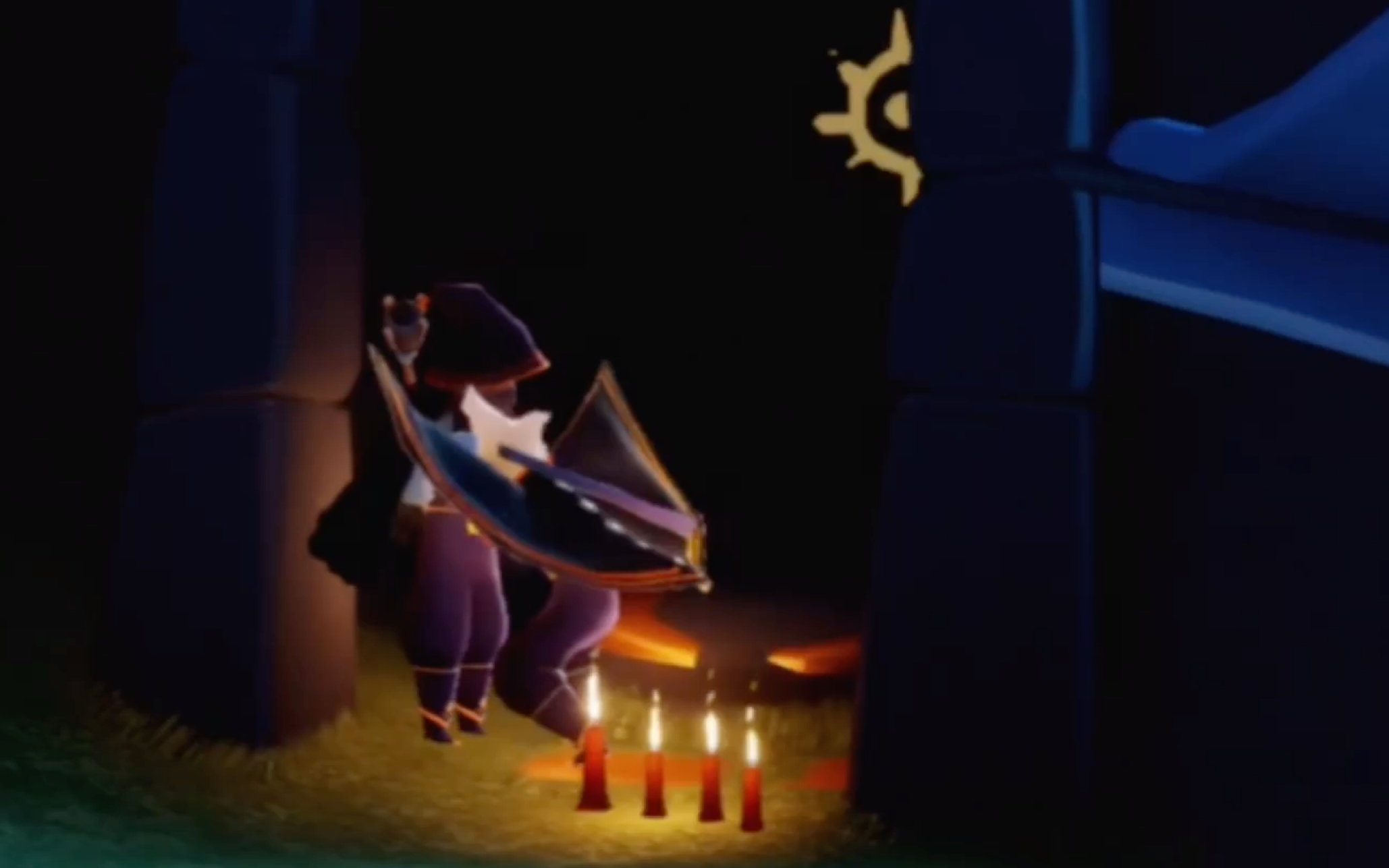 光遇当你和你的好友拥有吓人先祖动作后