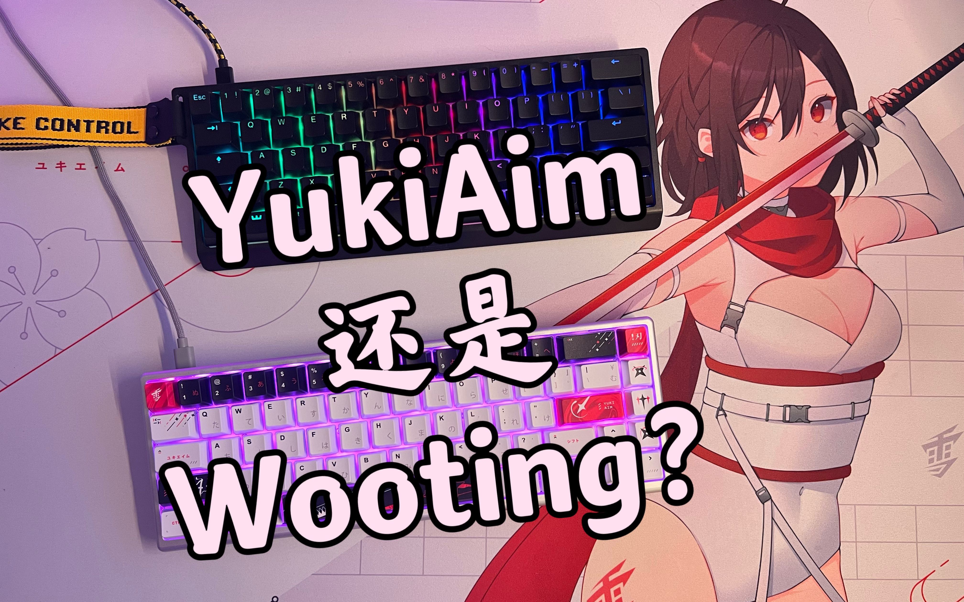 【琉璃】可能是国内首个yukiaim键盘和wooting对比视频