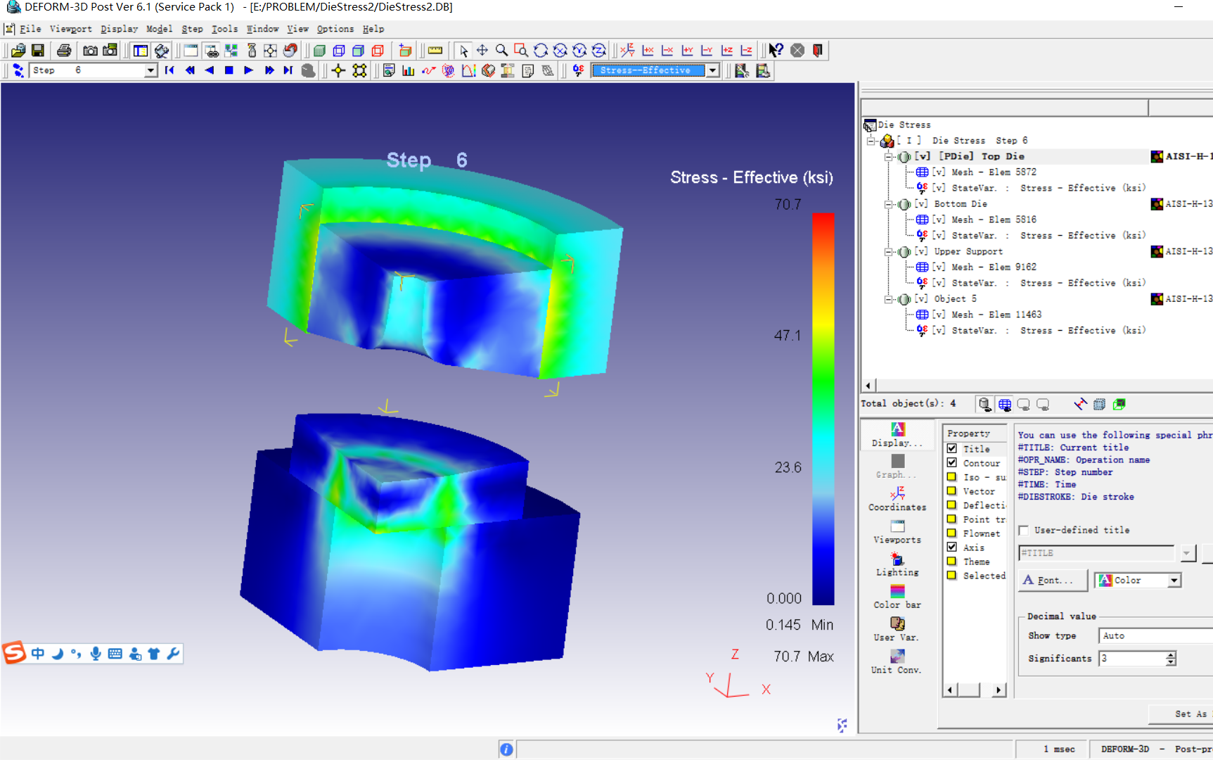 deform3d第八章模具应力分析哔哩哔哩bilibili