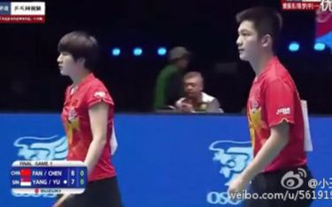 【up主对给小胖混双配对的秘制执念】2015 亚锦赛混双决赛 樊振东 陈梦vs扬子-于夢雨 博斯【湾湾解说】