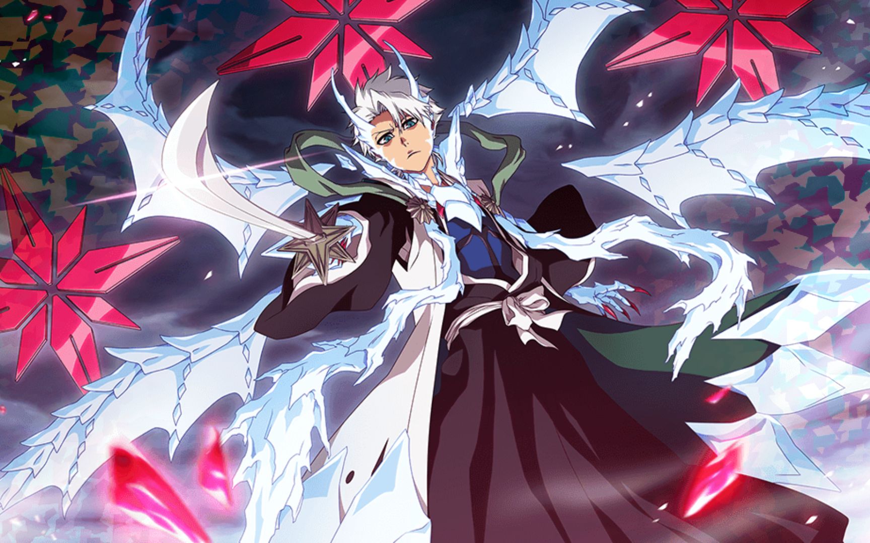 冰莲华"痣城剑八篇斩魄刀融合ver(bleach brave souls 死神勇敢的灵魂