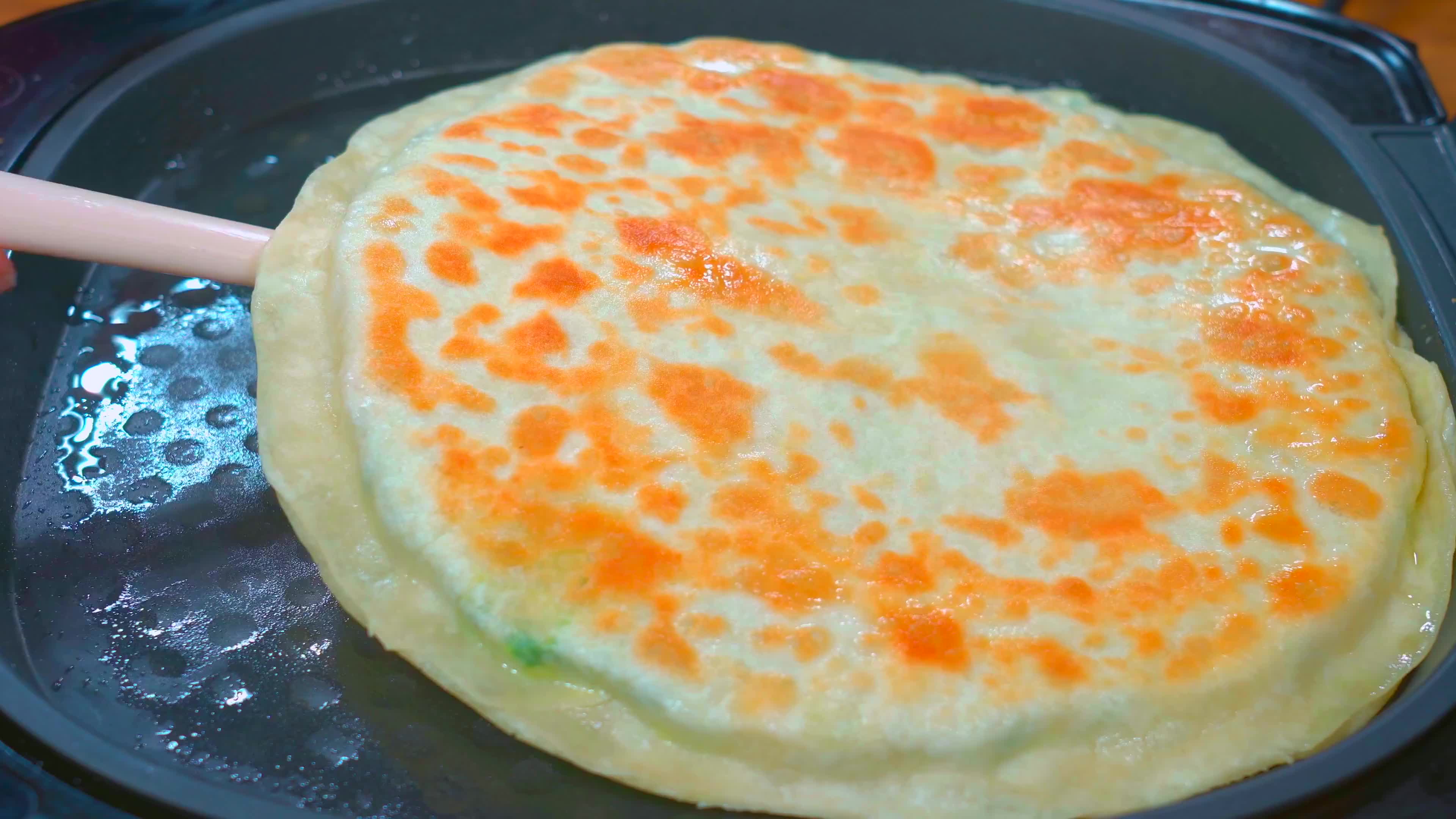 河南特色美食塌菜馍,不发面不烫面,皮薄馅鲜,做法简单又美味