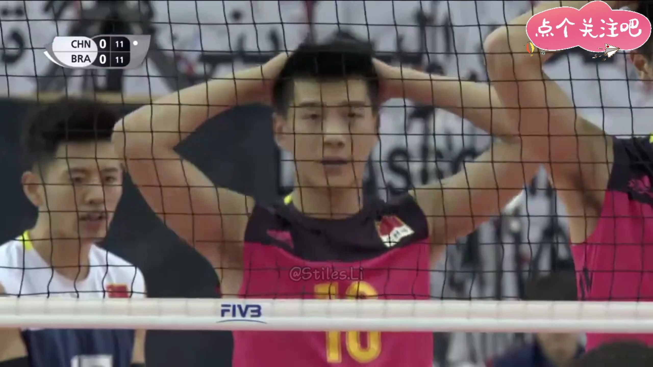 【翟德军】2019年男排世青赛 中国vs巴西 小翟个人集锦