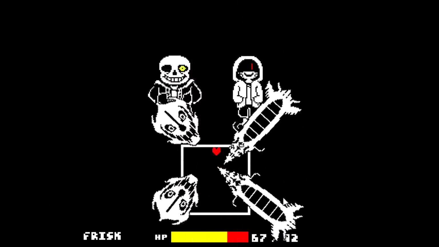 【undertale x storyshift】双重审判通关!