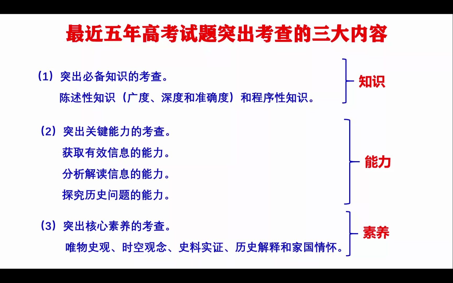 陕西名师 史小军:2023年高考历史冲刺阶段复习备考策略哔哩哔哩bilibili