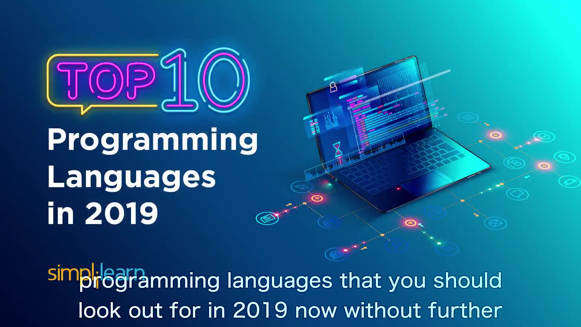 【 2019十大编程语言 】Top 10 Programming Languages In 2019 (英文字幕)哔哩哔哩bilibili