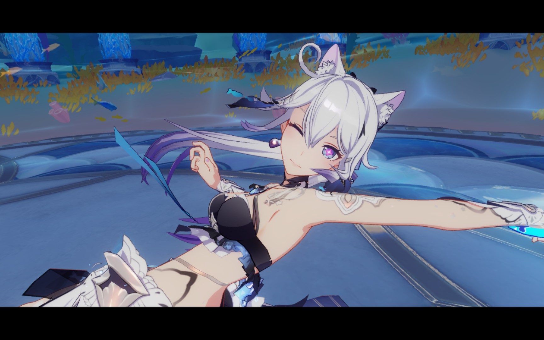 琪亚娜9600皮肤月海流华动画演示