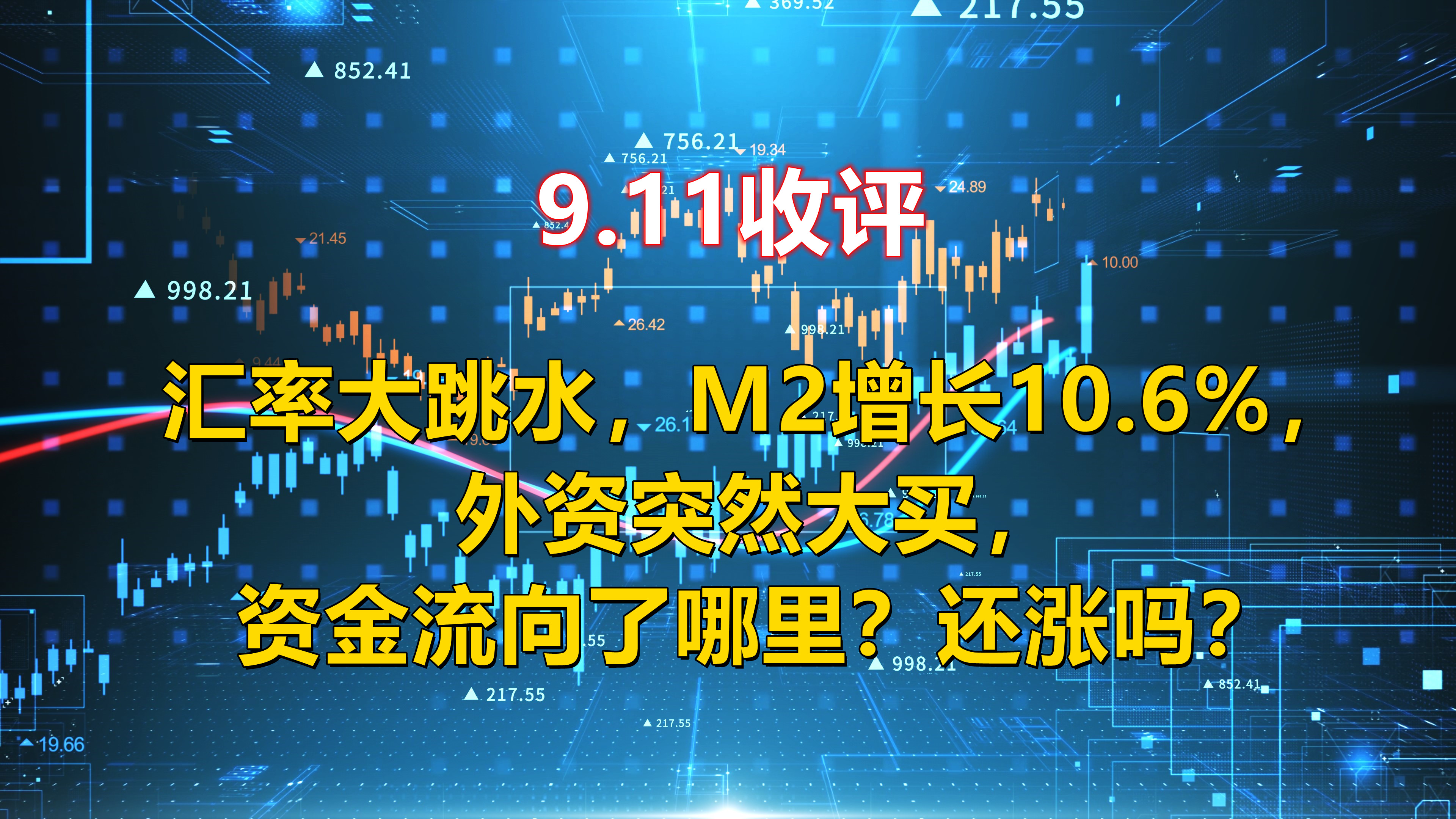 汇率跳水,M2增长10.6%,外资突然大买,资金流向哪里?还涨吗?哔哩哔哩bilibili