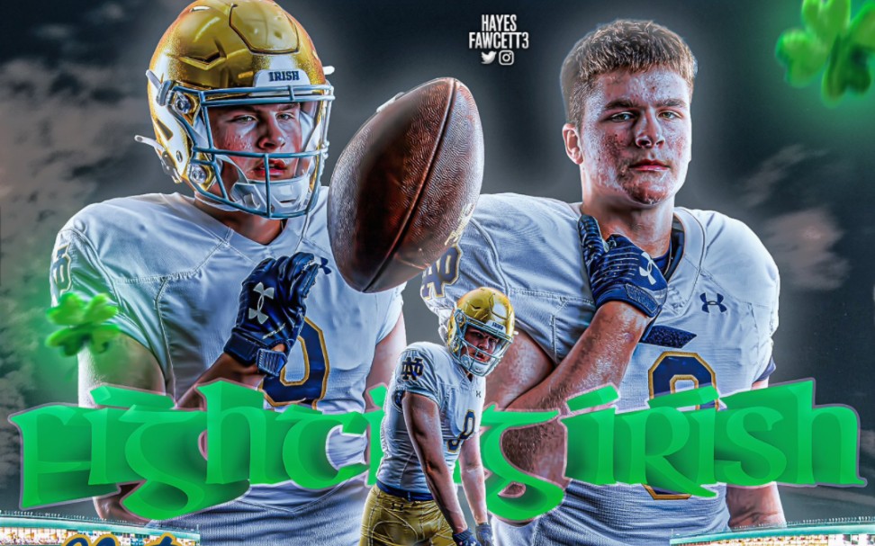 ncaa橄榄球:2025届四星近端锋nate roberts承诺圣母大学