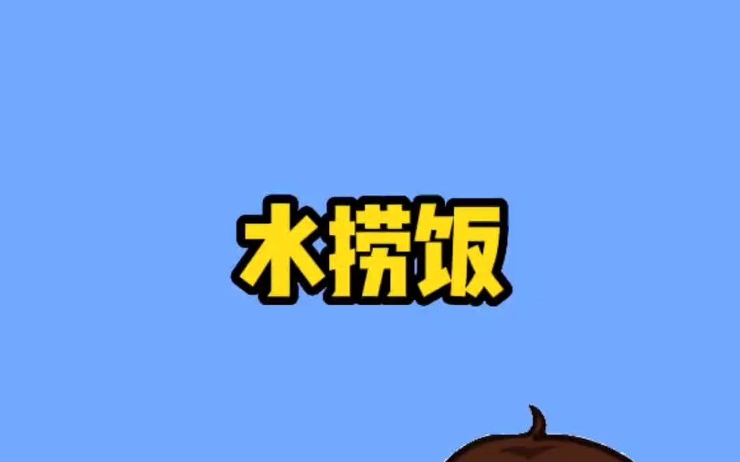 水捞饭是什么?哔哩哔哩bilibili