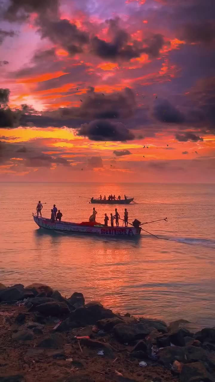 凡事要求优秀都需要孤立治愈系风景抖音看世界海边日落晚霞日落旅