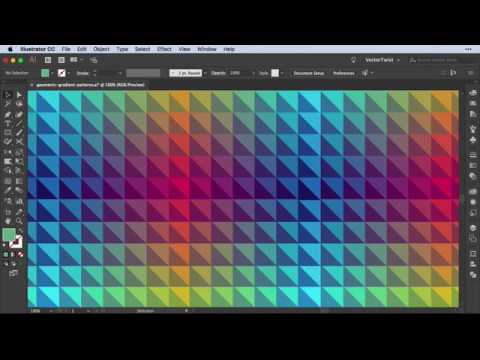 如何在Adobe Illustrator中制作几何渐变图案哔哩哔哩bilibili