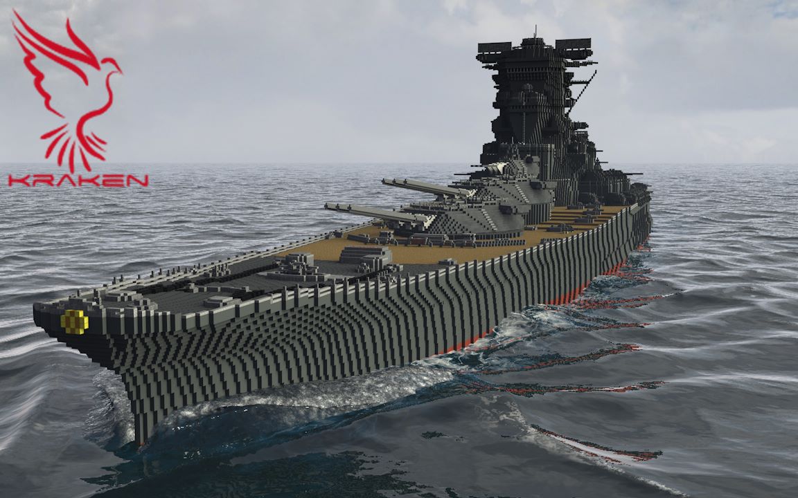 minecraft我们的目标是星辰大海35倍大和级战列舰展示