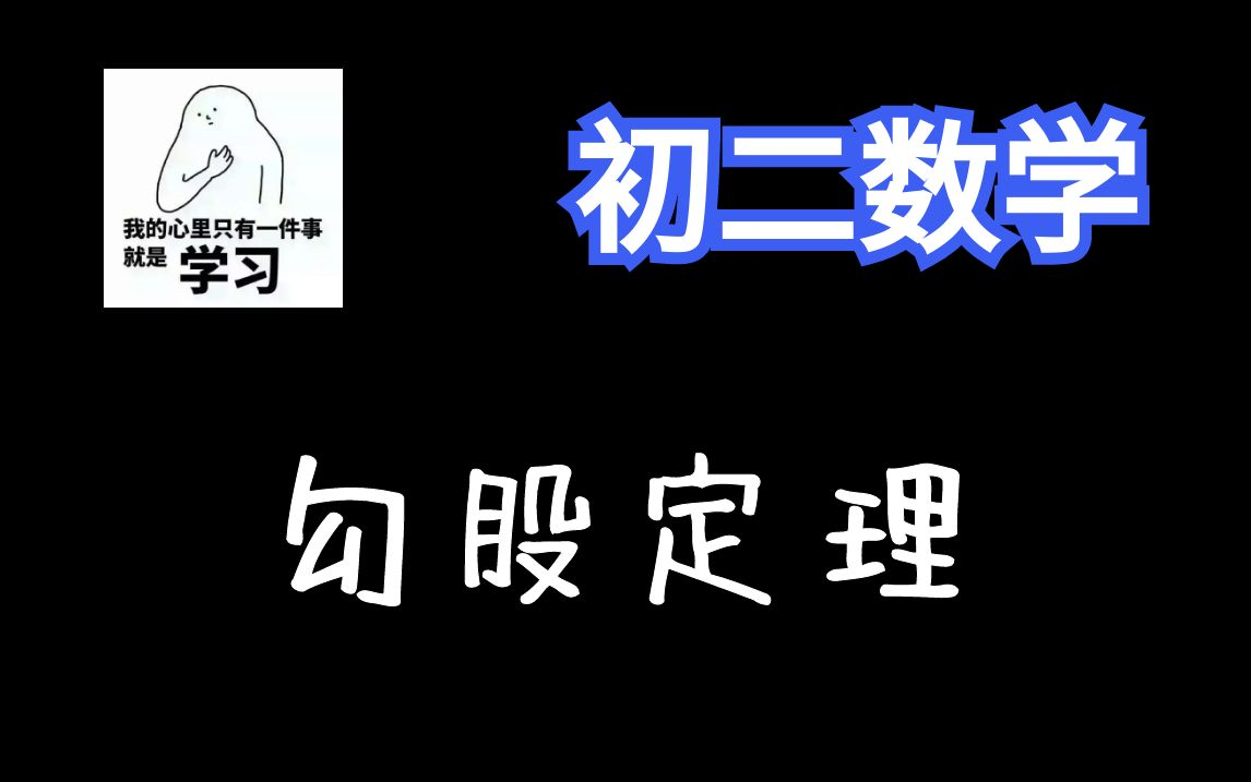 3小时“肝”完《勾股定理》【初二数学200讲】【八年级数学全集】哔哩哔哩bilibili