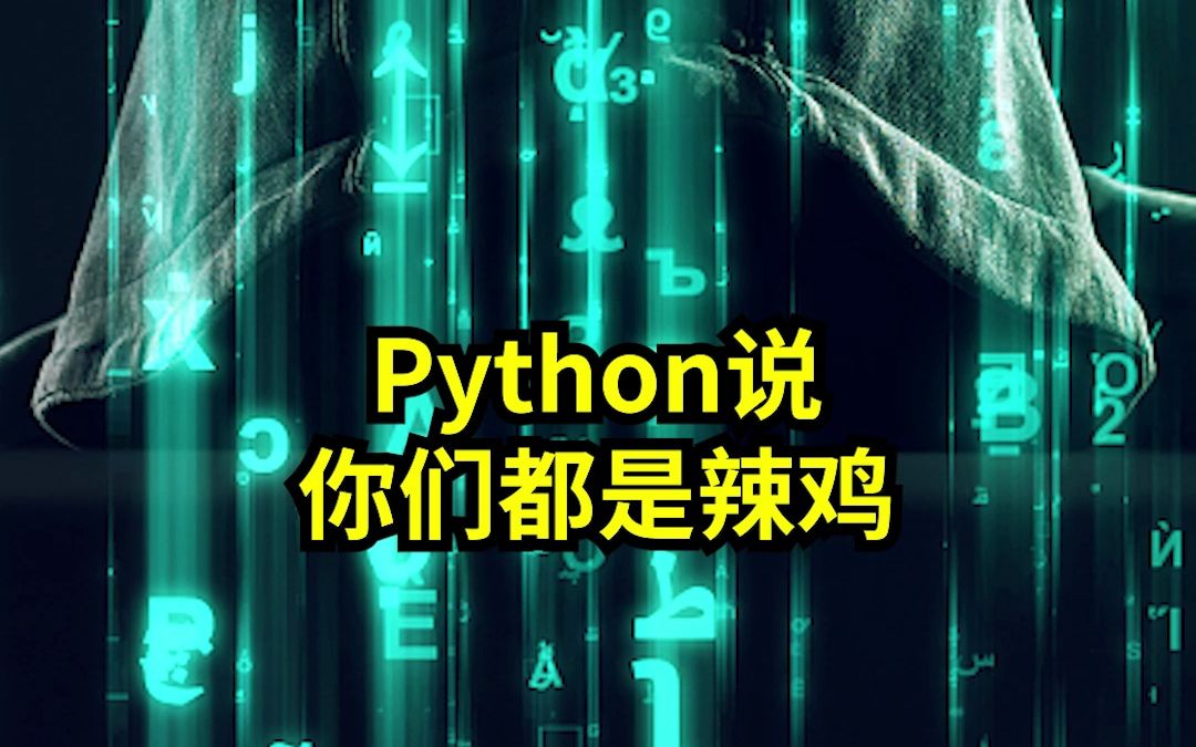 python说:你们都是辣鸡#搞笑段子