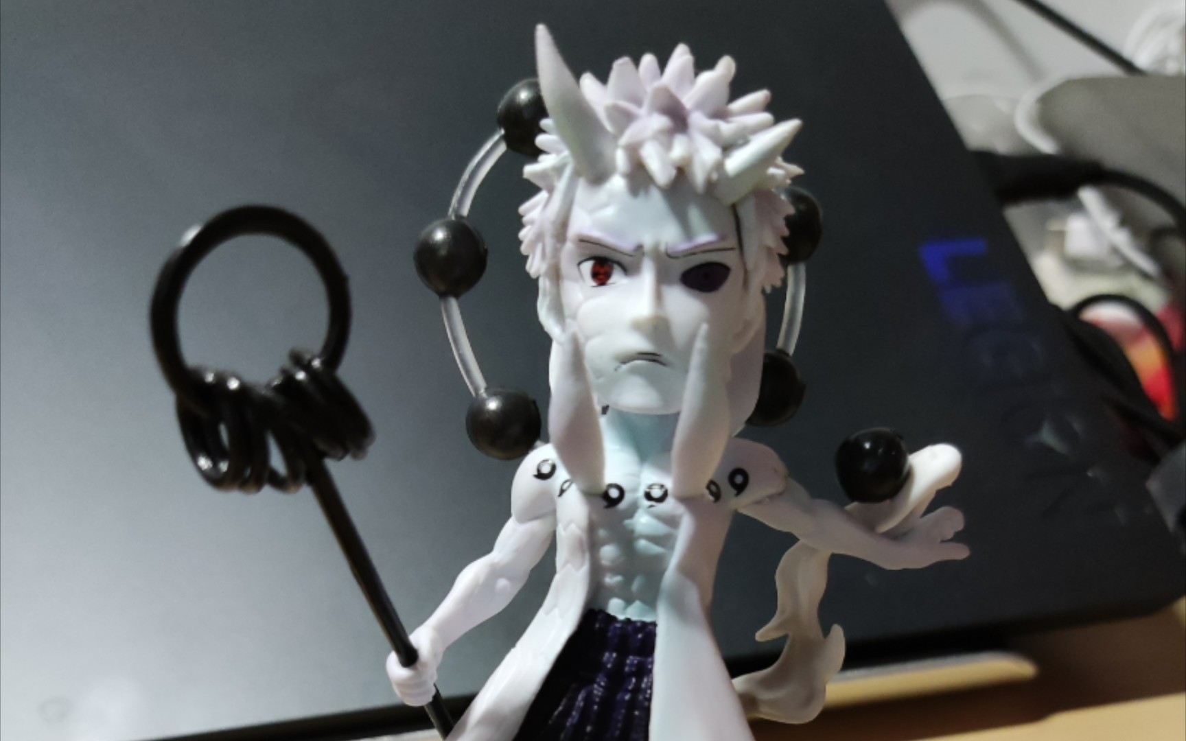 【火影忍者手办】22元国产g5六道带土开箱