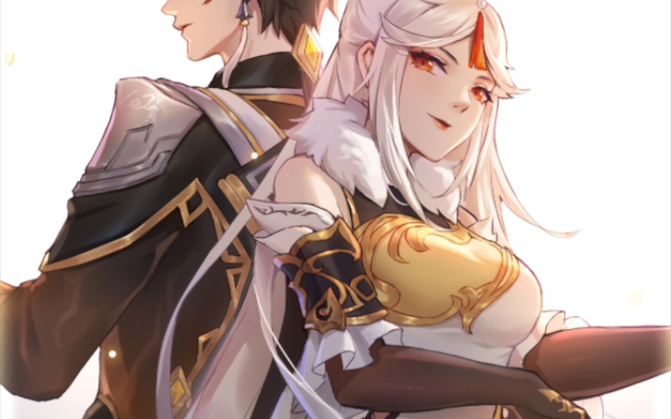 圣遗物练习时长两年的凝光和捡垃圾的钟离.