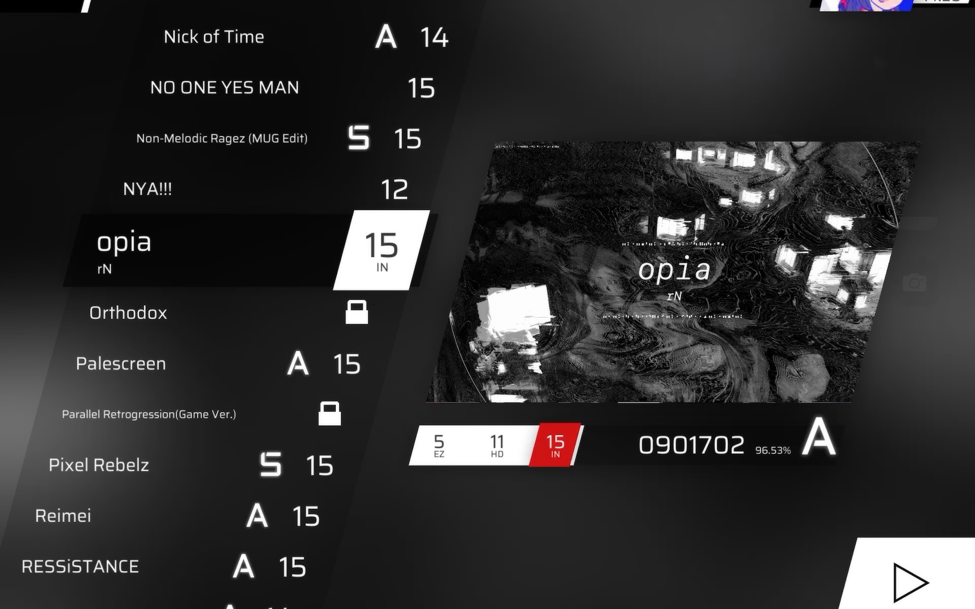 phigros读谱不能opiainlv15srank