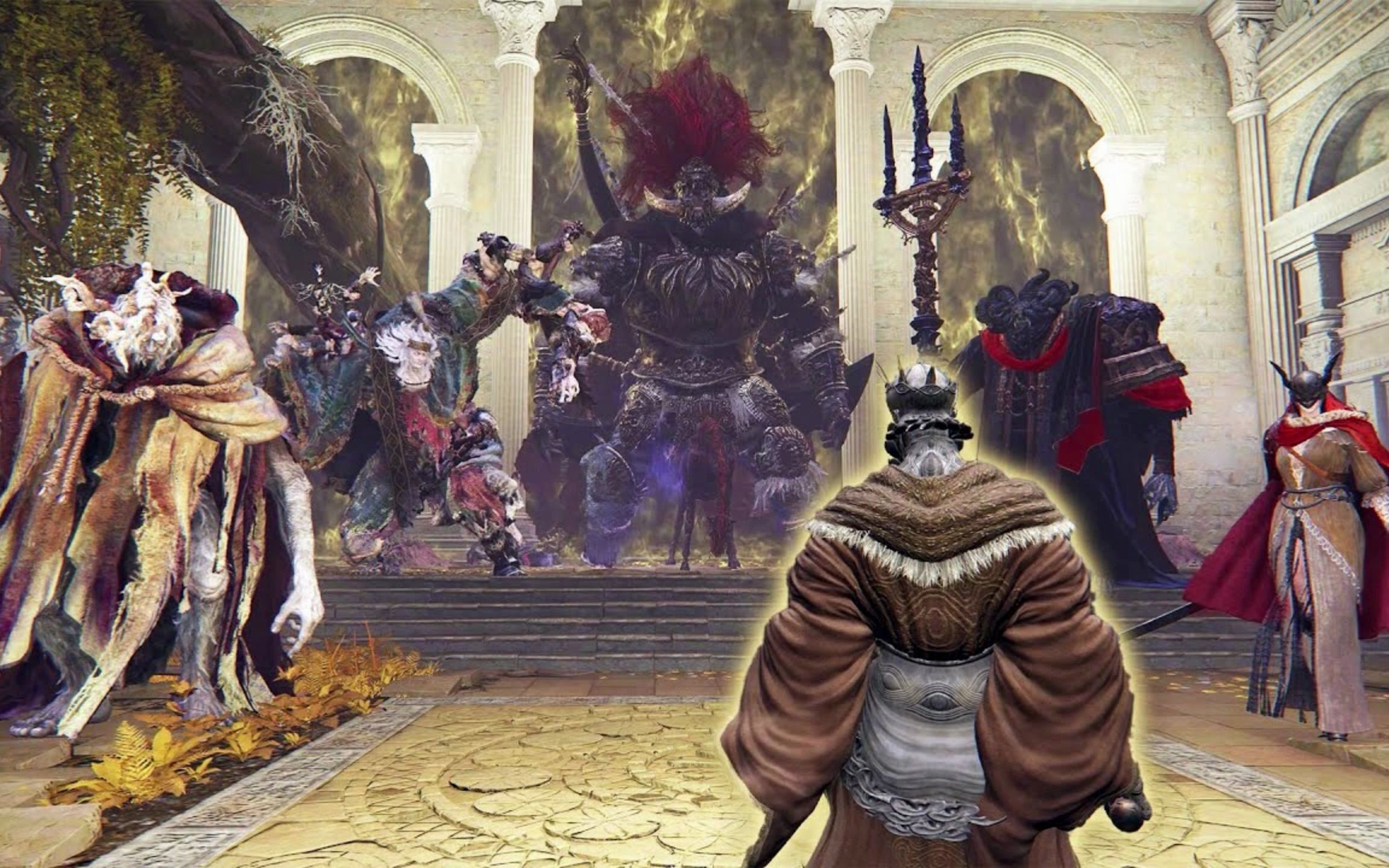 艾尔登法环bvb 心心念的百智挑战boss赛来了,先来一场全半神!