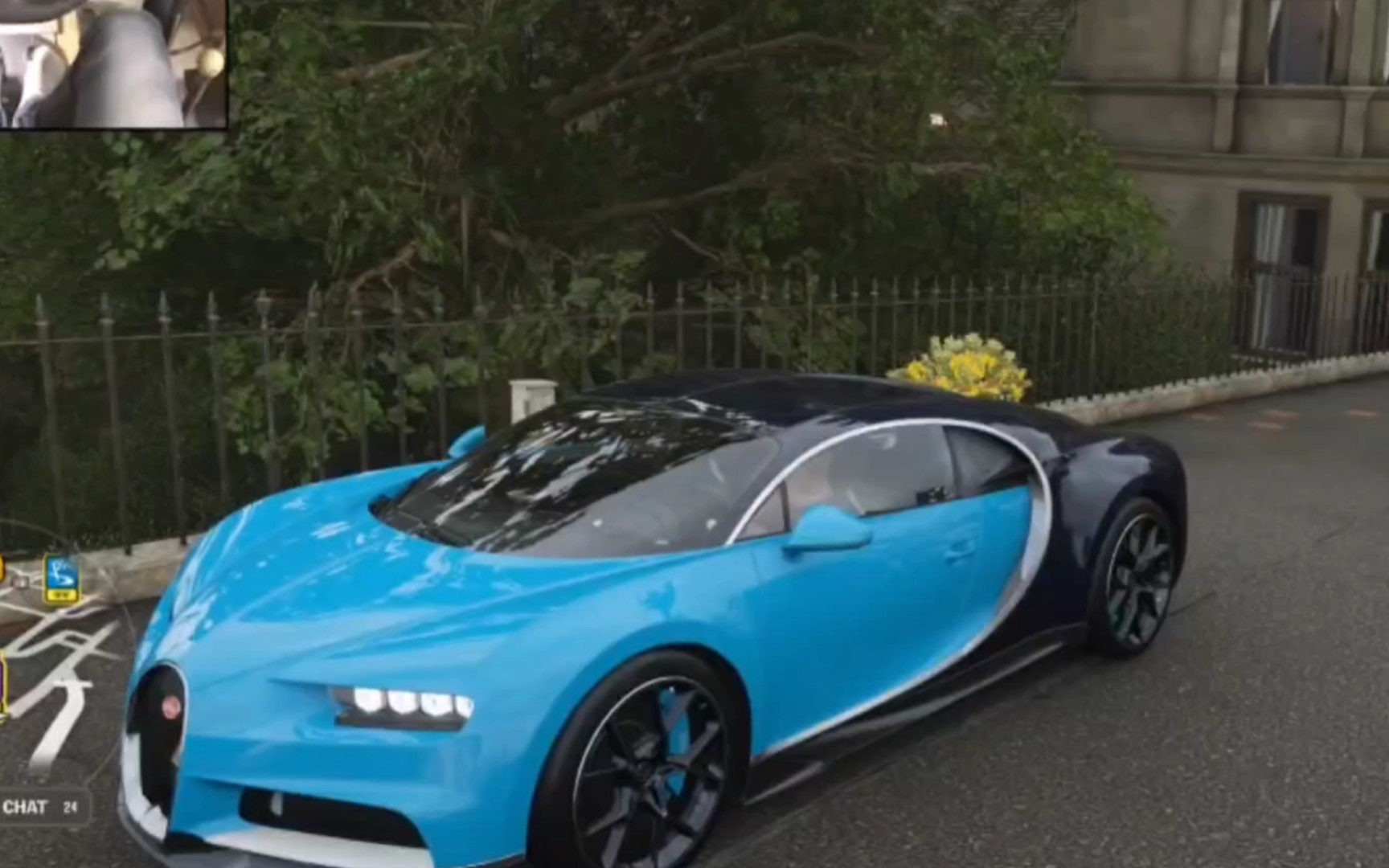 地平线4赛车,速度与激情的碰撞!布加迪chiron,点燃你的赛车梦!