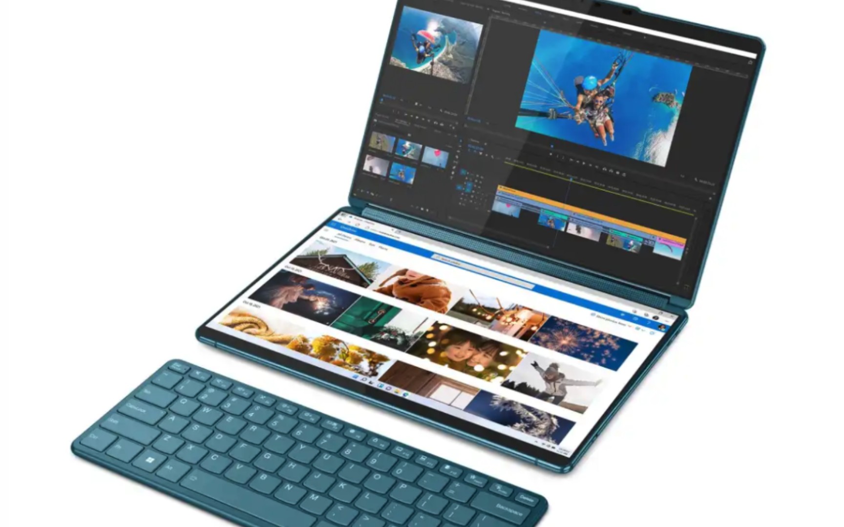 联想发布新款 yogabook 9i:双面 13 英寸 oled 屏