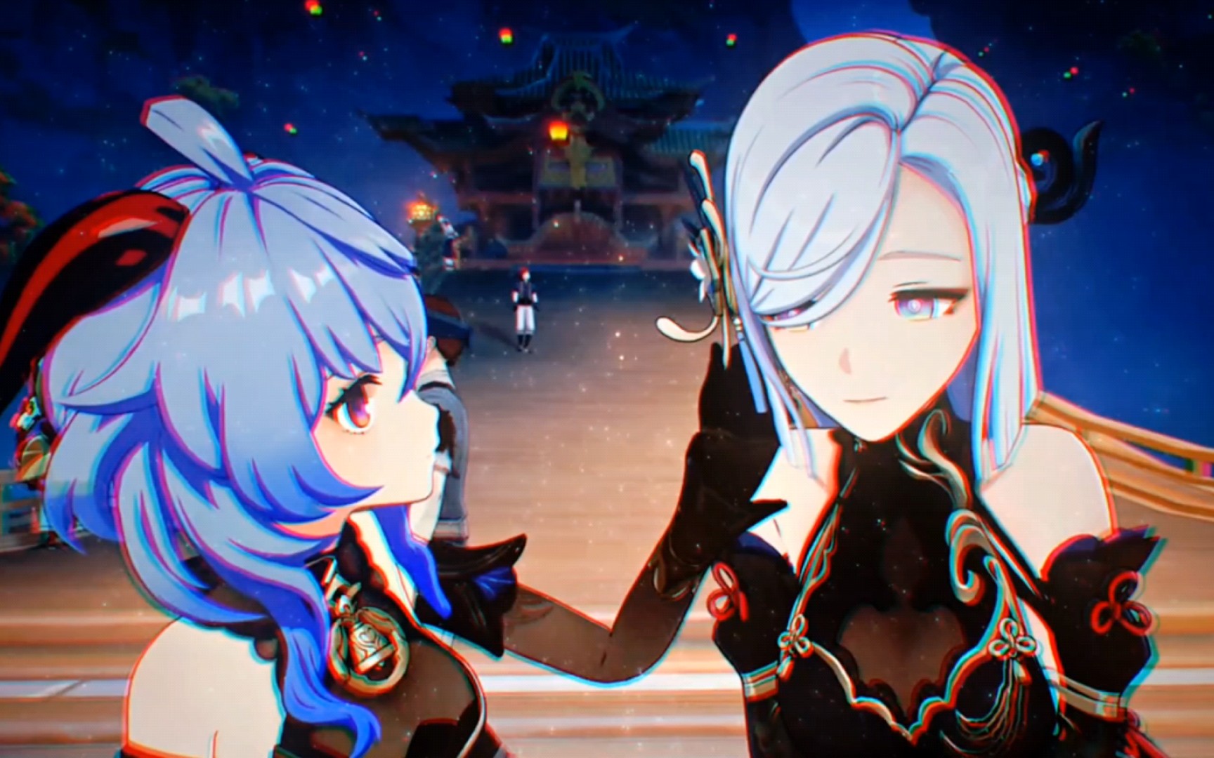 海灯节,甘雨申鹤好甜