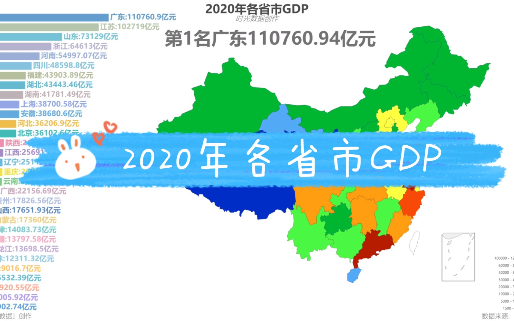 2020年各省市GDP排名哔哩哔哩bilibili