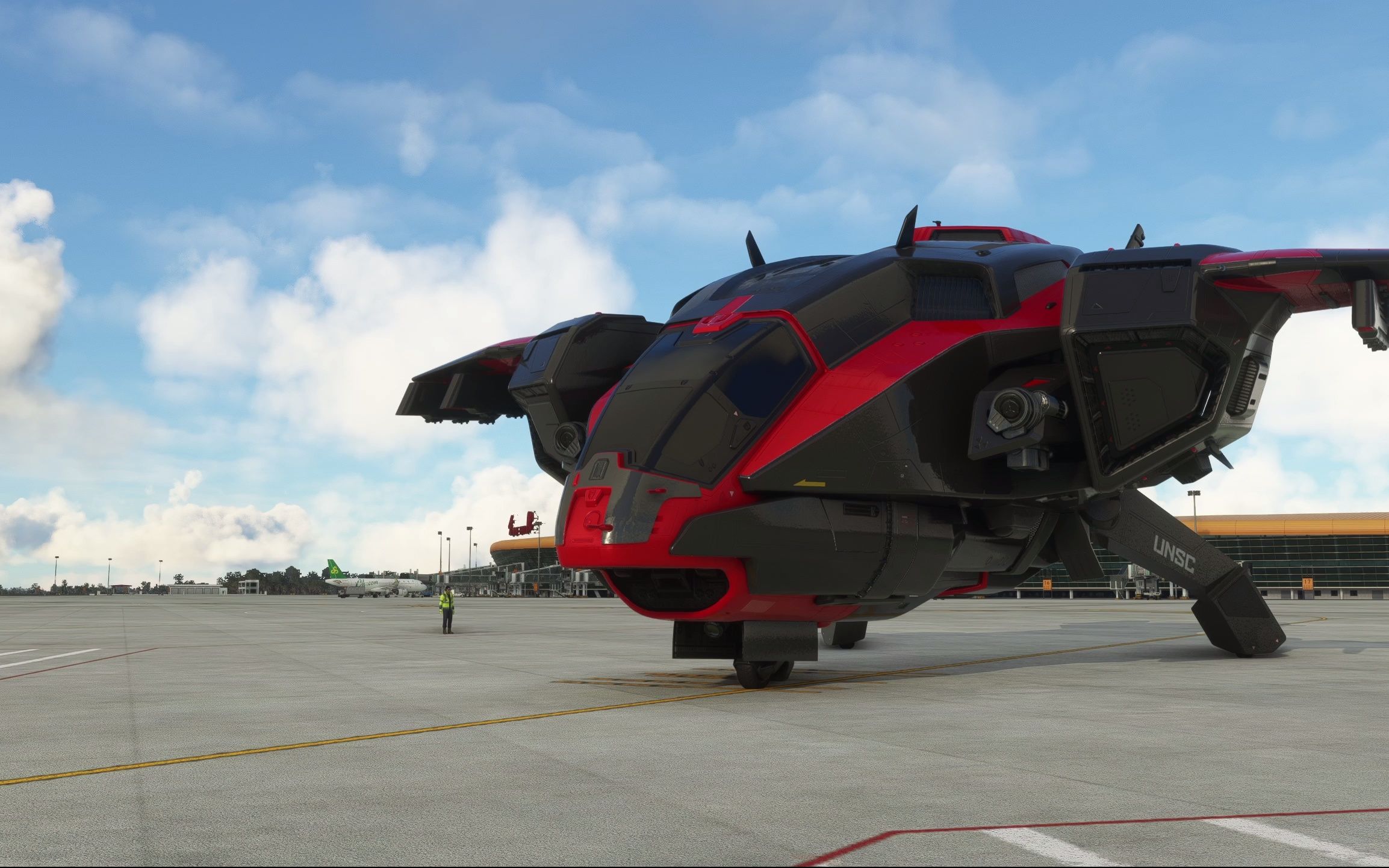 【msfs2020】微软模拟飞行2020光环里的鹈鹕号带飞教程_单机游戏热门