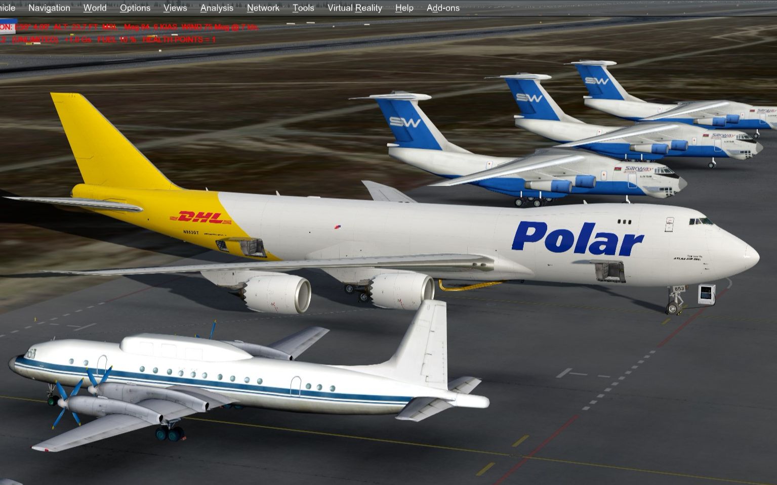 dhl/polar/atlas迷惑涂装b747