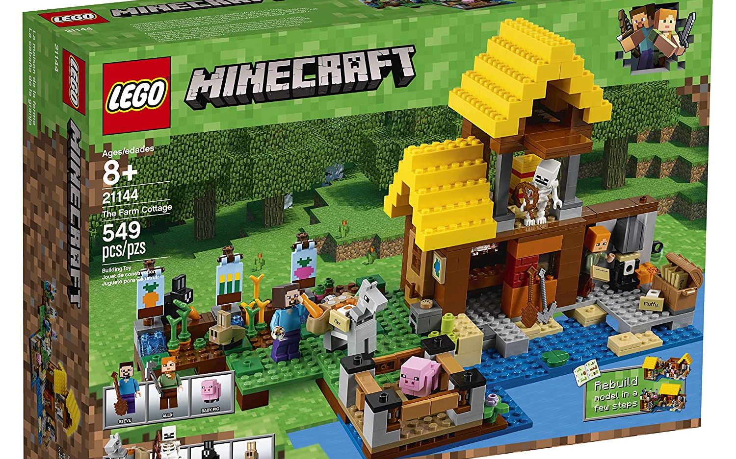 乐高 我的世界系列 21144 农场小屋