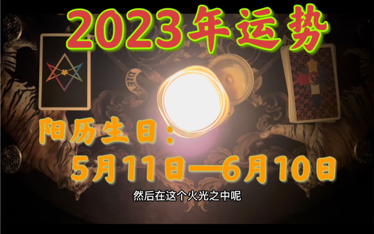 【大众占卜】2023年运势 生日:5月11日—6月10日 阳历哔哩哔哩bilibili