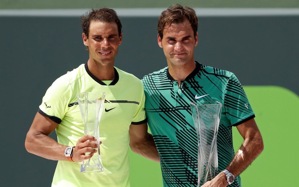 【蜗牛大师赛の阳光双冠 hl】2017迈阿密男单决赛 费德勒 vs 纳达尔