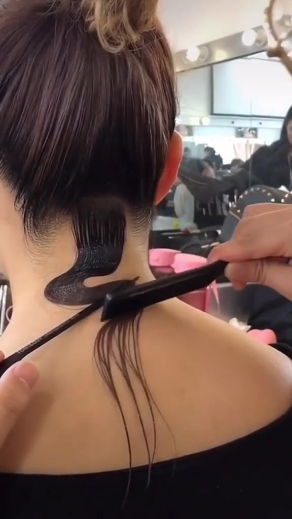 湿推波纹教程湿推 发型