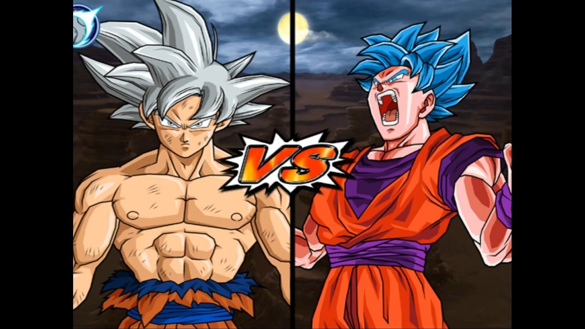 龙珠z电光火石-自在意 孙悟空 vs 超蓝 界王拳 孙悟空