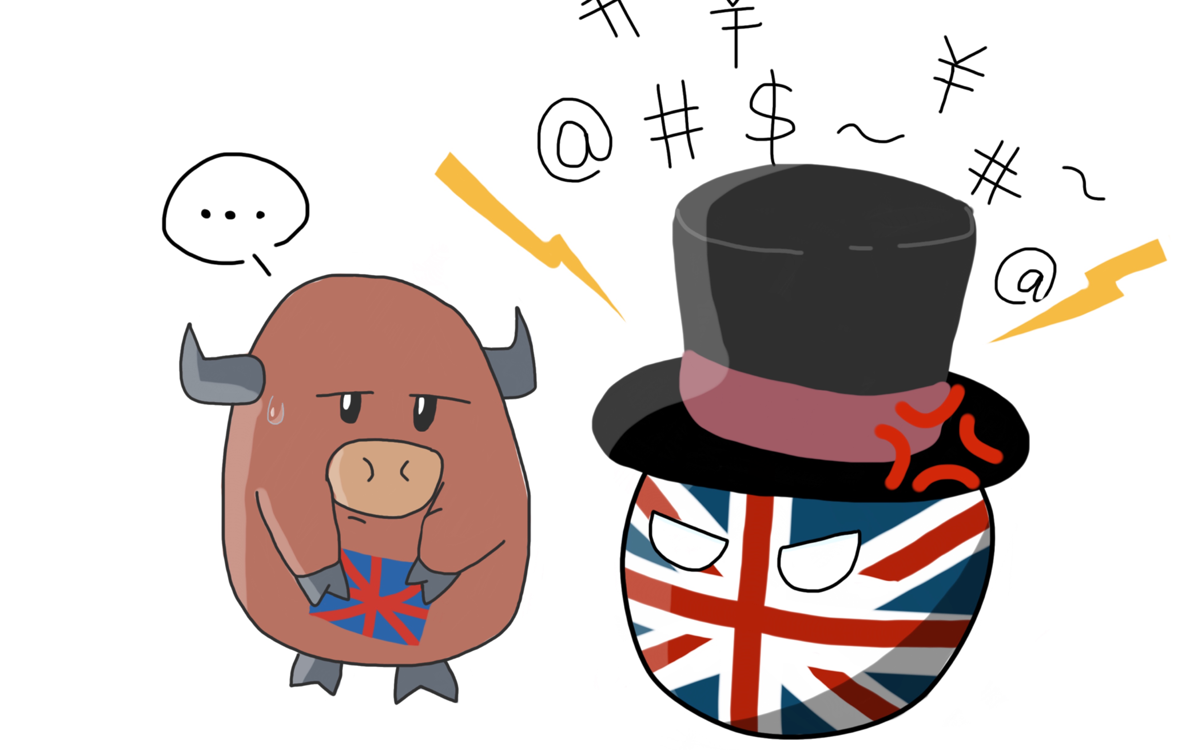 波兰球 那兔版-英国的嫌弃_哔哩哔哩_bilibili