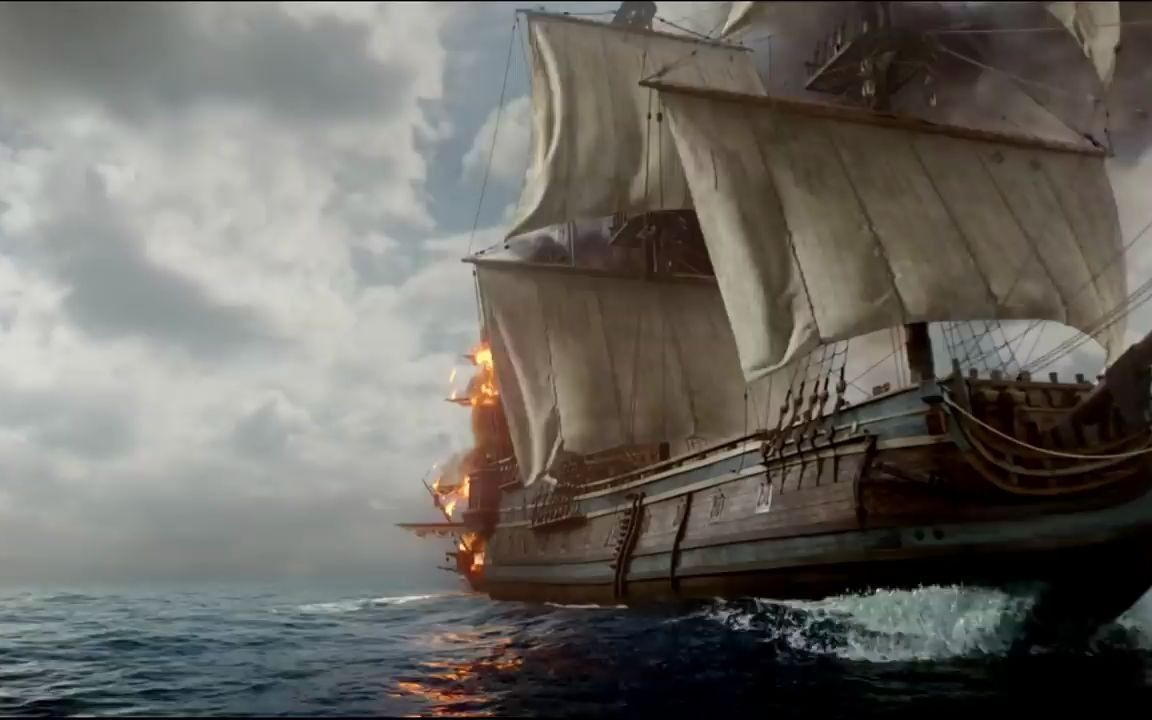 [图]Black Sails（黑帆)1~4季 风帆舰对决剪辑