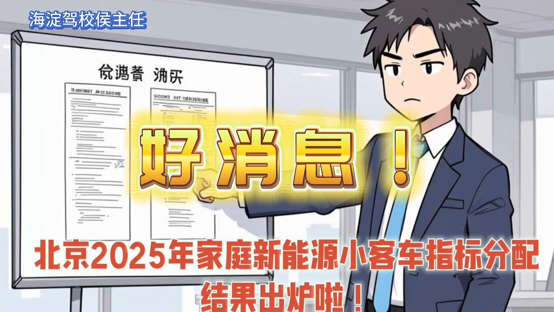 🚗北京新能源指标42分入围！学车买车就找侯主任🔥