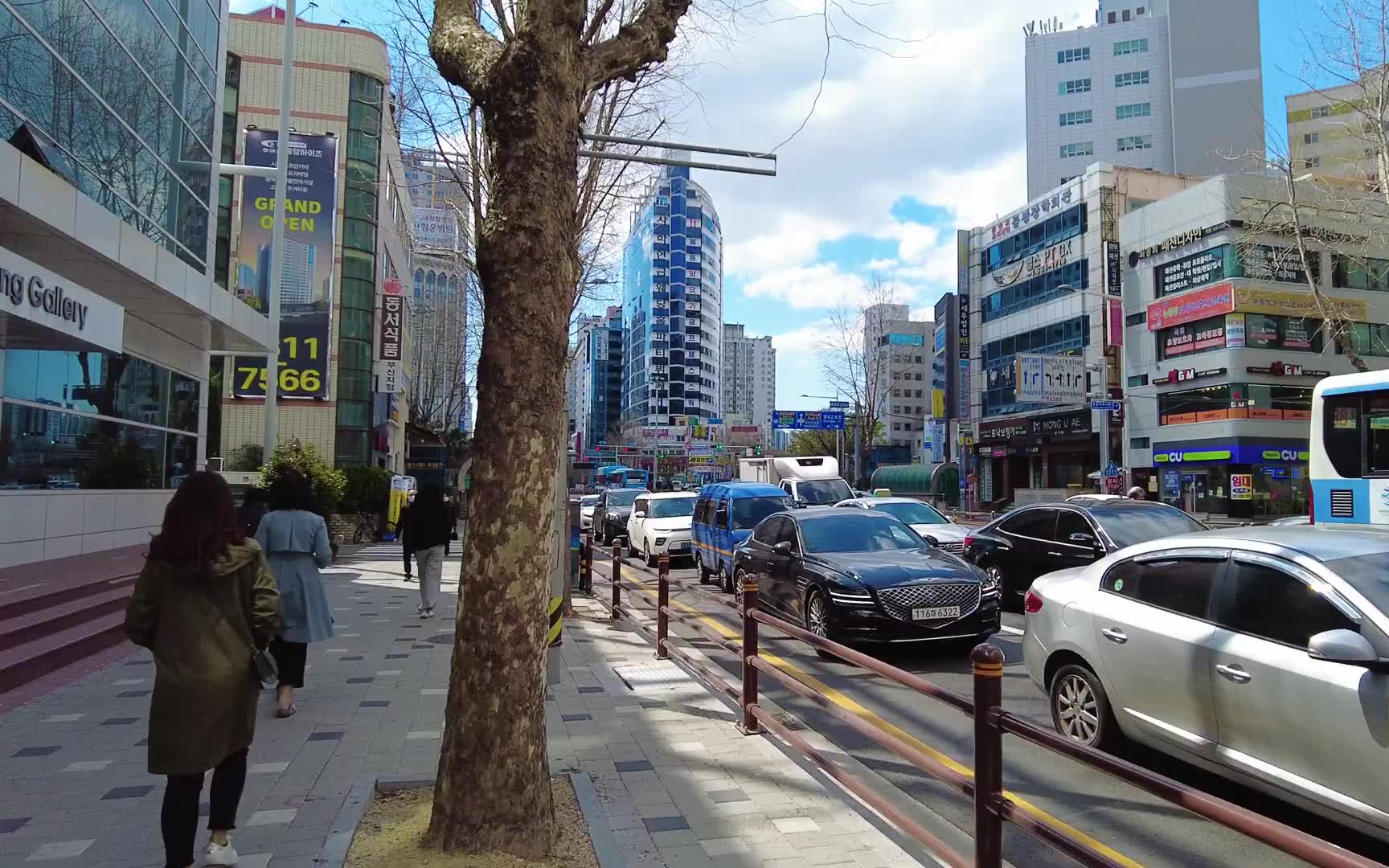 【韩国vlog】【釜山漫步】韩国第二大城市-主干道沿线0869♂15