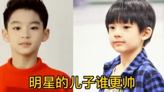 明星的儿子谁更帅